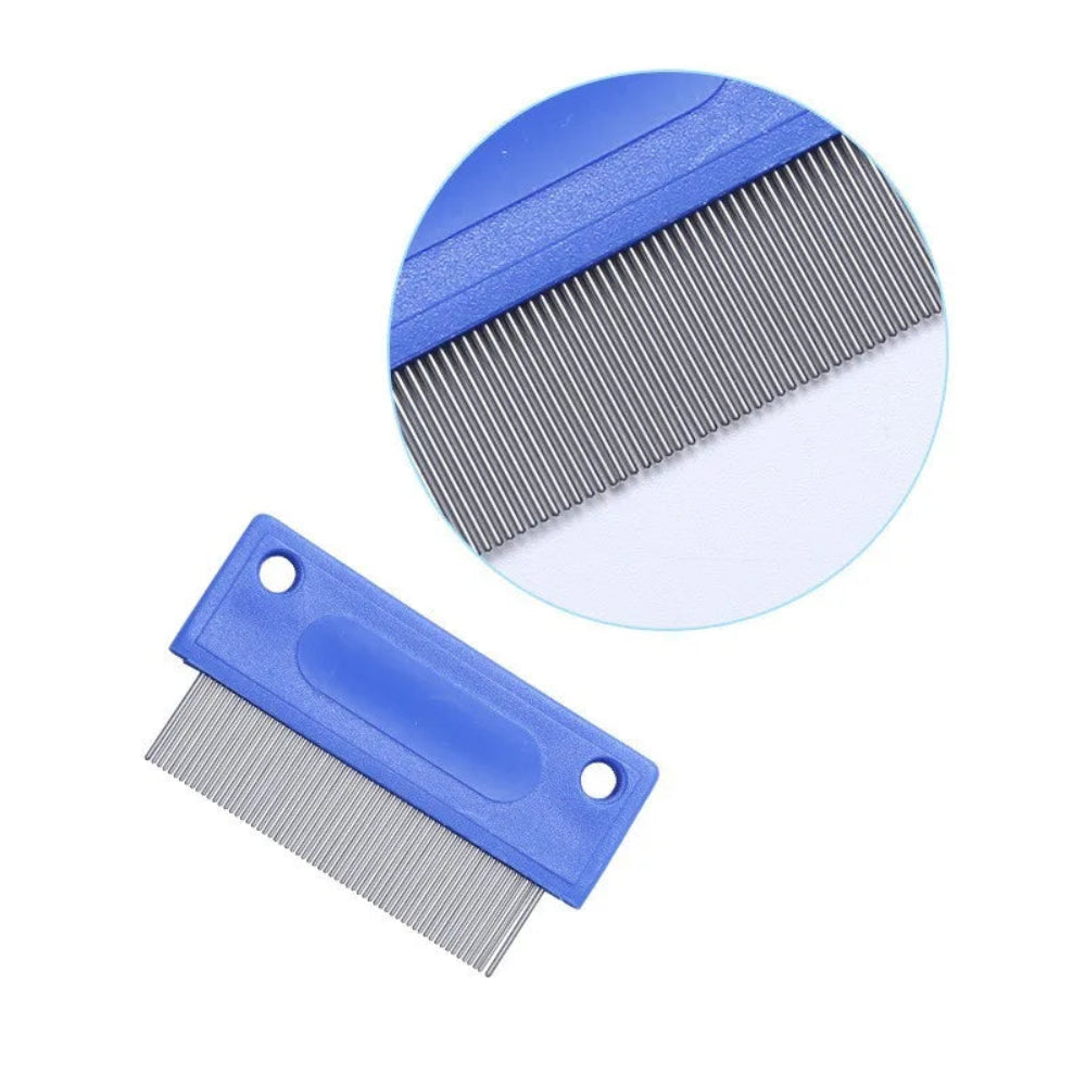 6-Piece Stainless Steel Pet Flea Comb Set