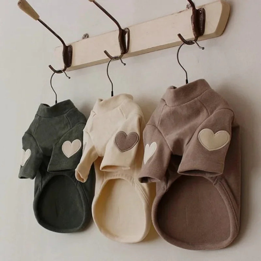 Love Winter Warm Pet Hoodie