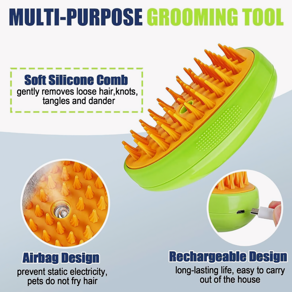 Steamy Grooming Brush