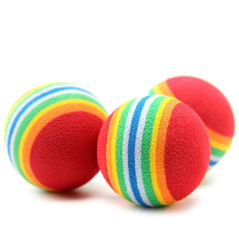 10 x Small Dog Chew Balls Balls Happy Paws 