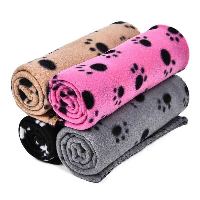 100% Cotton Comfort Blanket Dog Blanket Happy Paws 