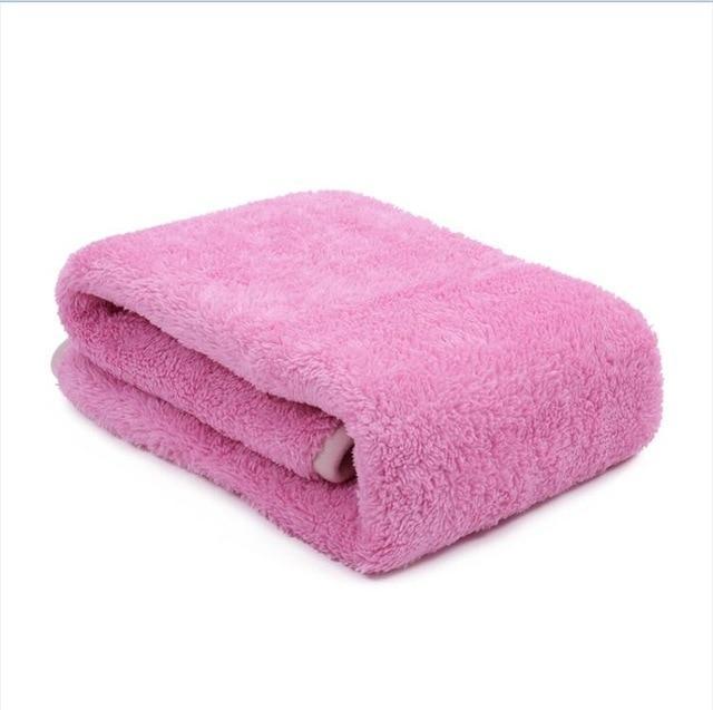 100% Cotton Comfort Blanket Dog Blanket Happy Paws Rose Large 