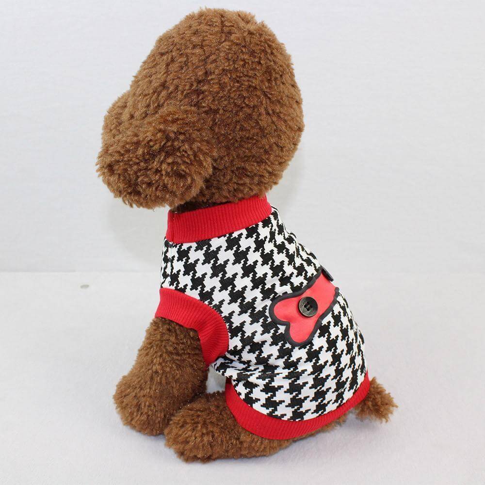 100% Cotton Dog Bone Vest Dog Vest Happy Paws 