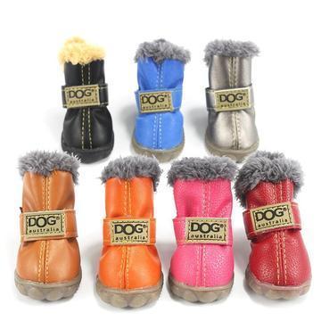 100% Cotton Dog Booties Dog Boots Happy Paws 