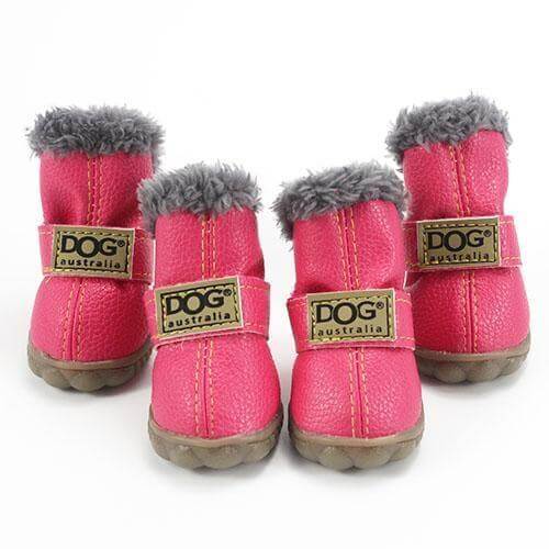 100% Cotton Dog Booties Dog Boots Happy Paws Pink Large 