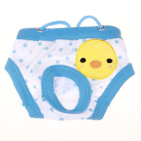 100% Cotton Sanitary Pants Dog Underwear Happy Paws O Small 