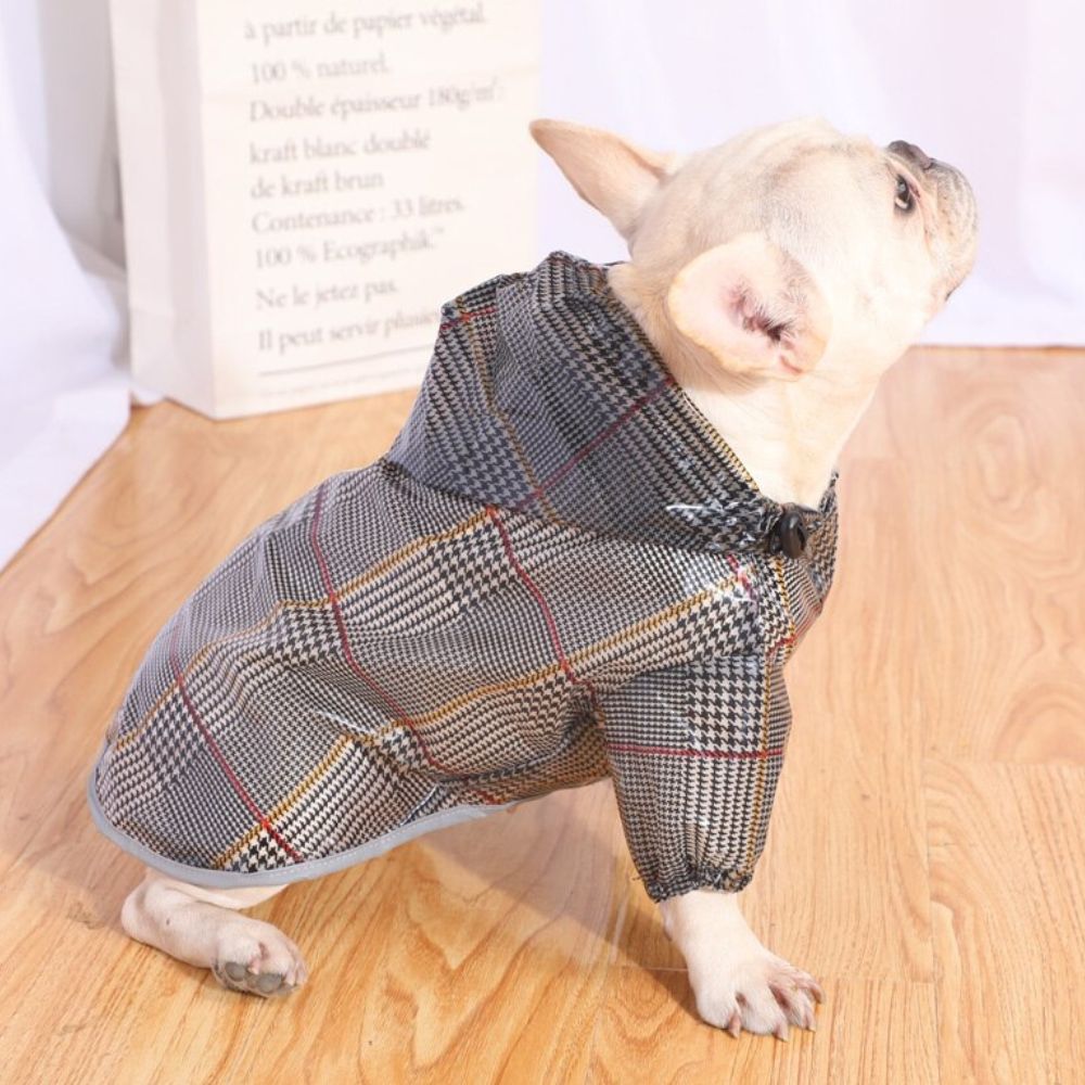 Waterproof Tweed Raincoat