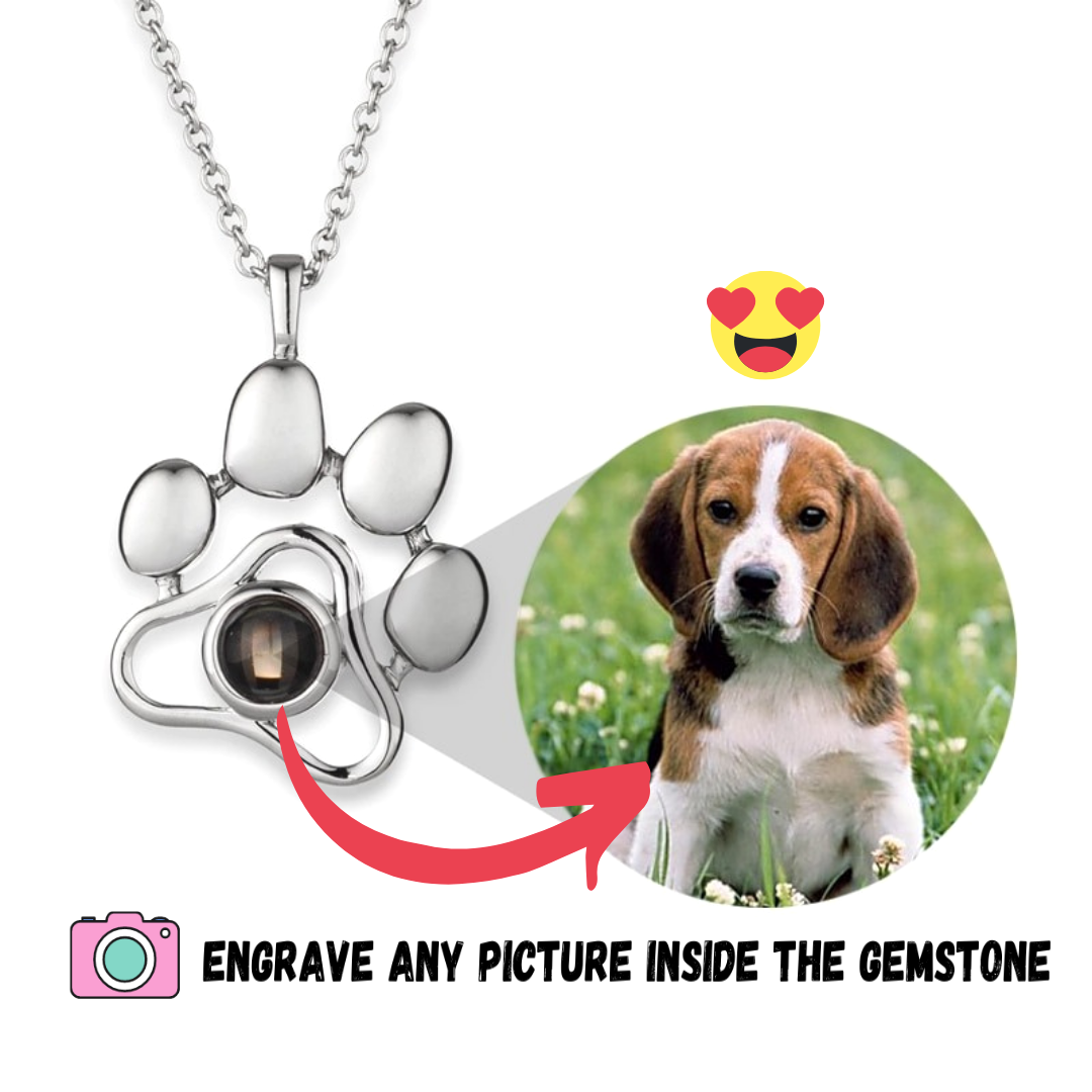 Personalized Paw Necklace