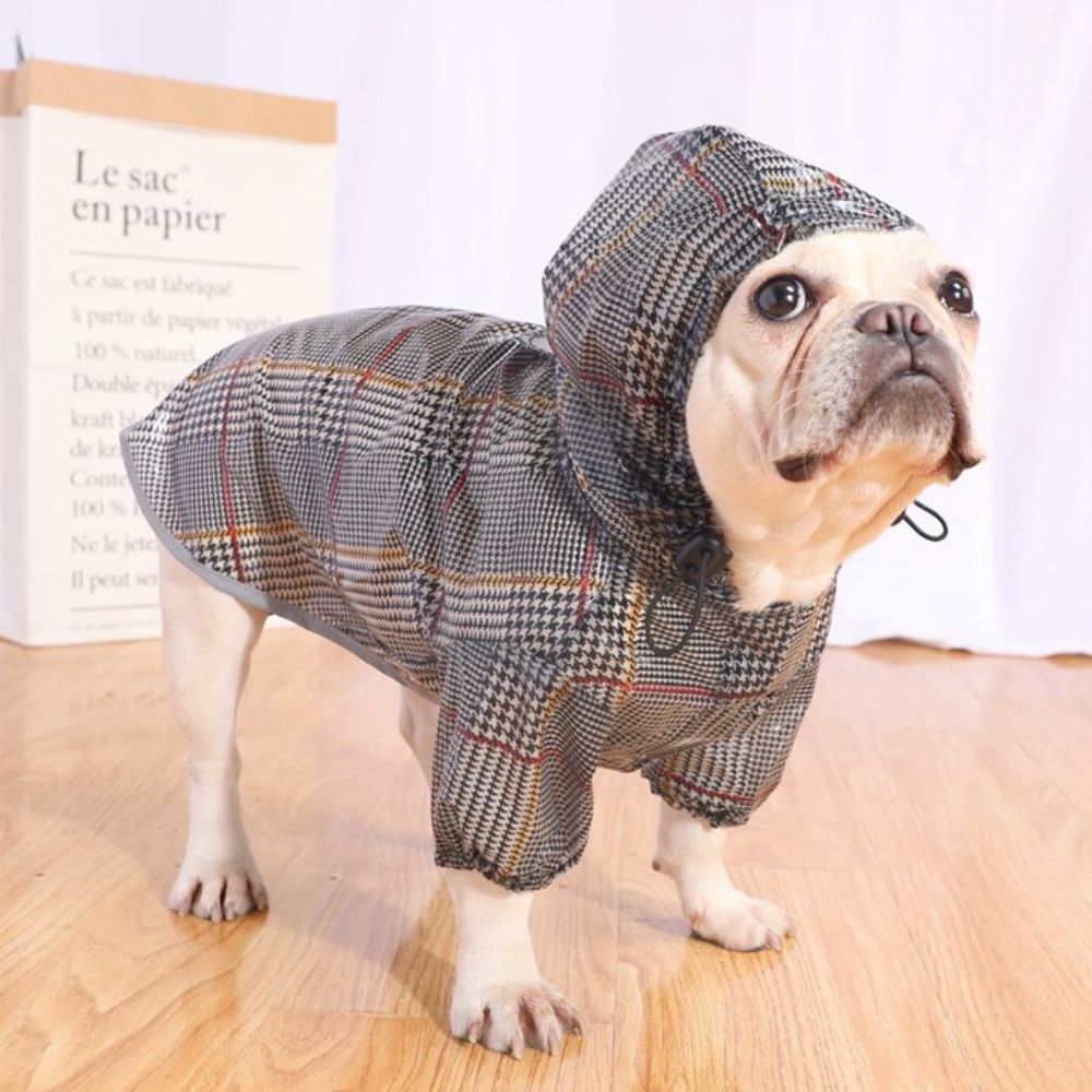 Waterproof Tweed Raincoat