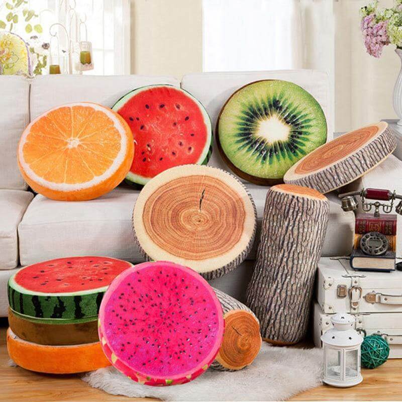 3D Fruit Cushion Dog Cushion Happy Paws 