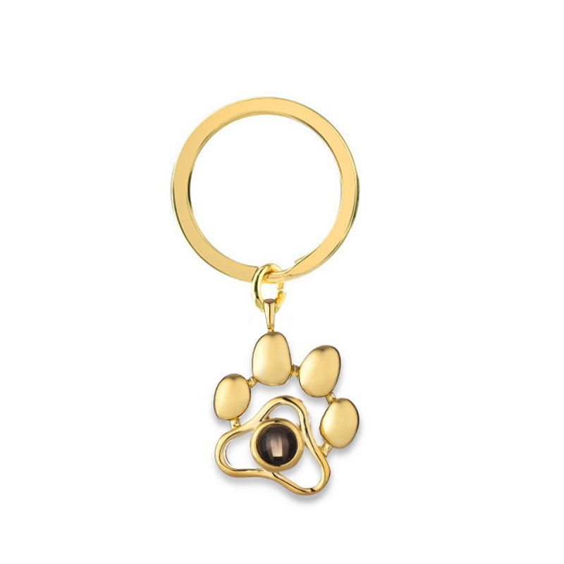 Personalised Paw Key Chain