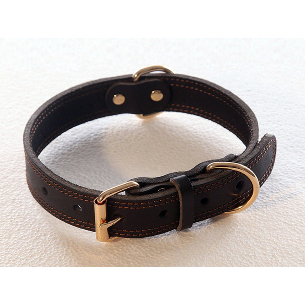 Real Leather Dog Collar