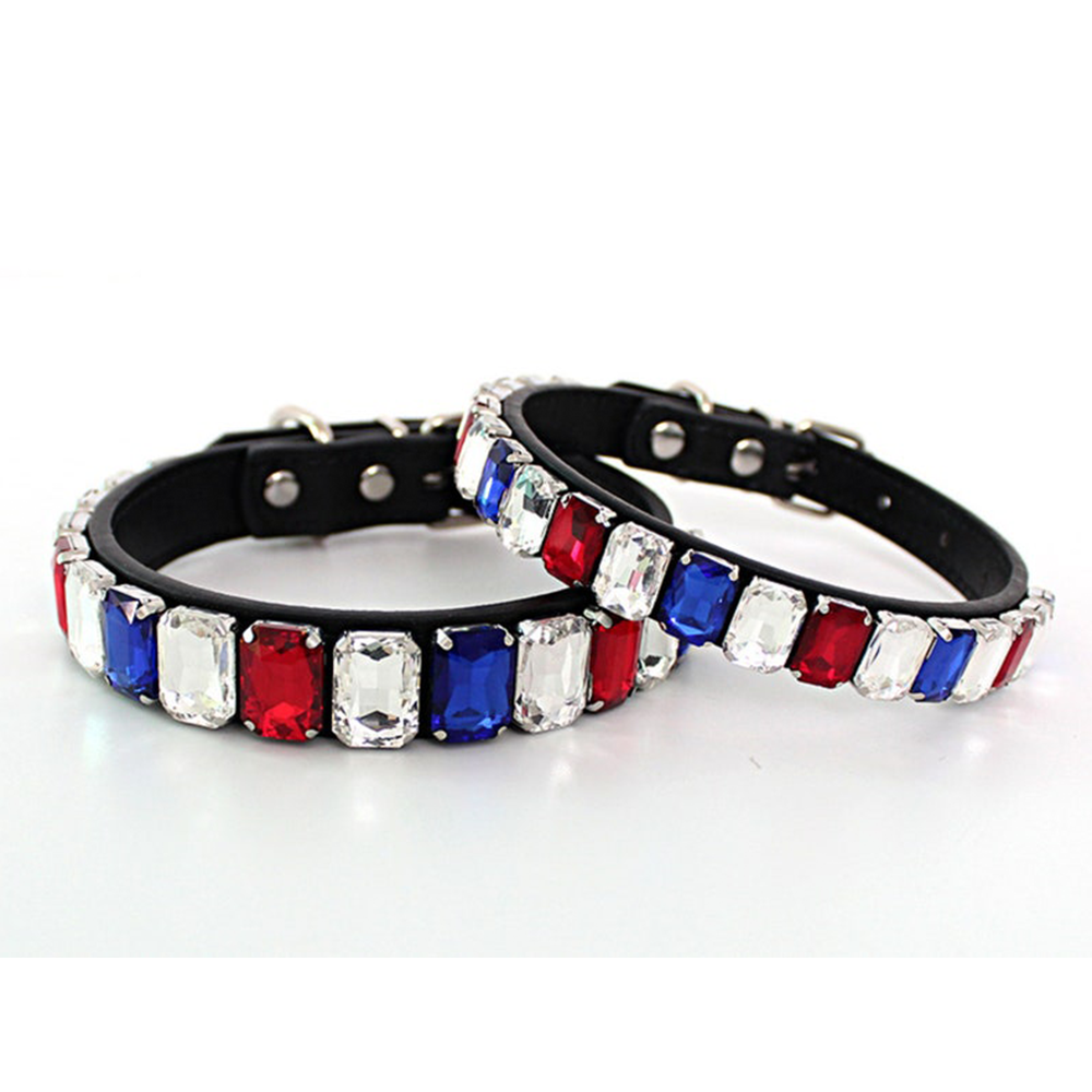 Collar de cristal para perro