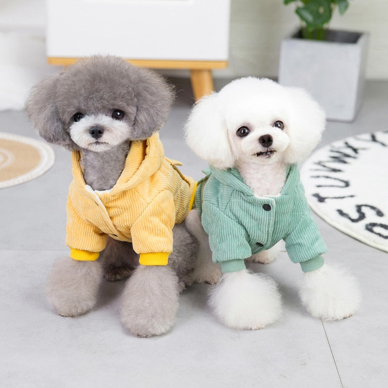 Corduroy Dog Coat