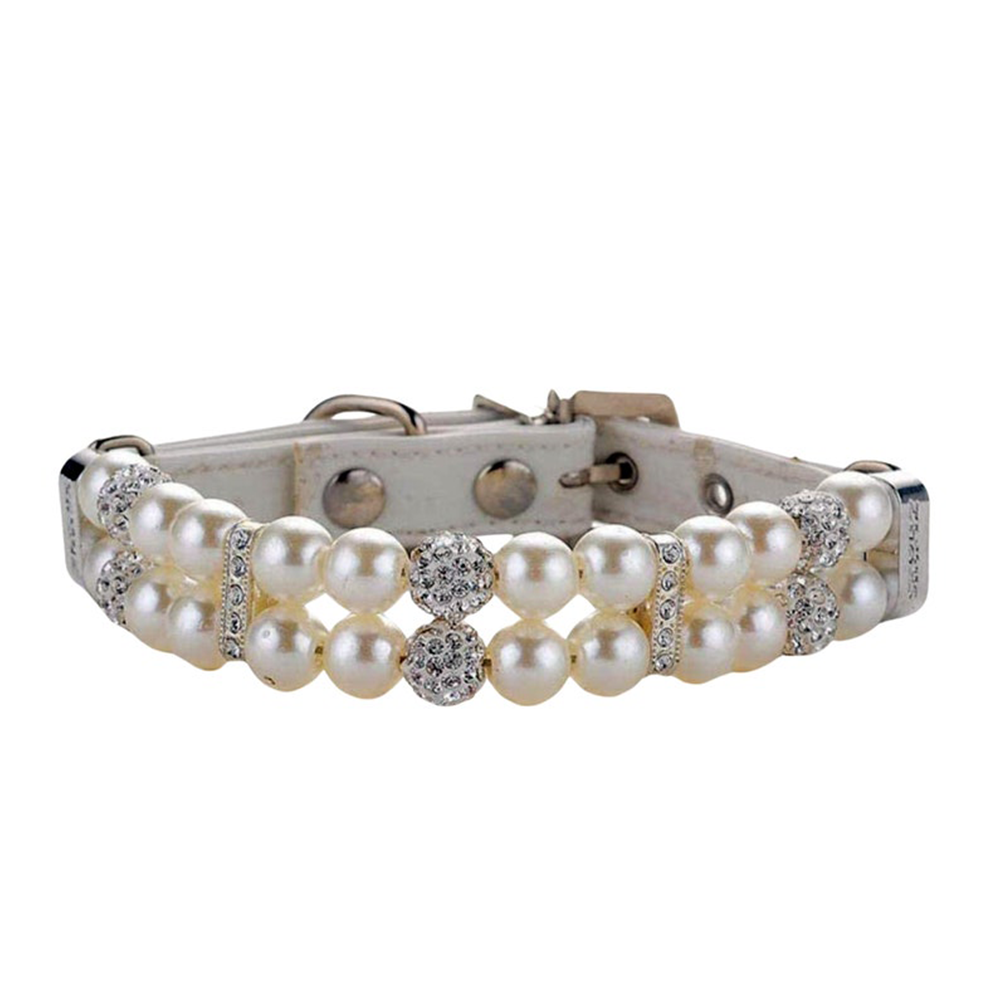 Collar de perro con cuentas