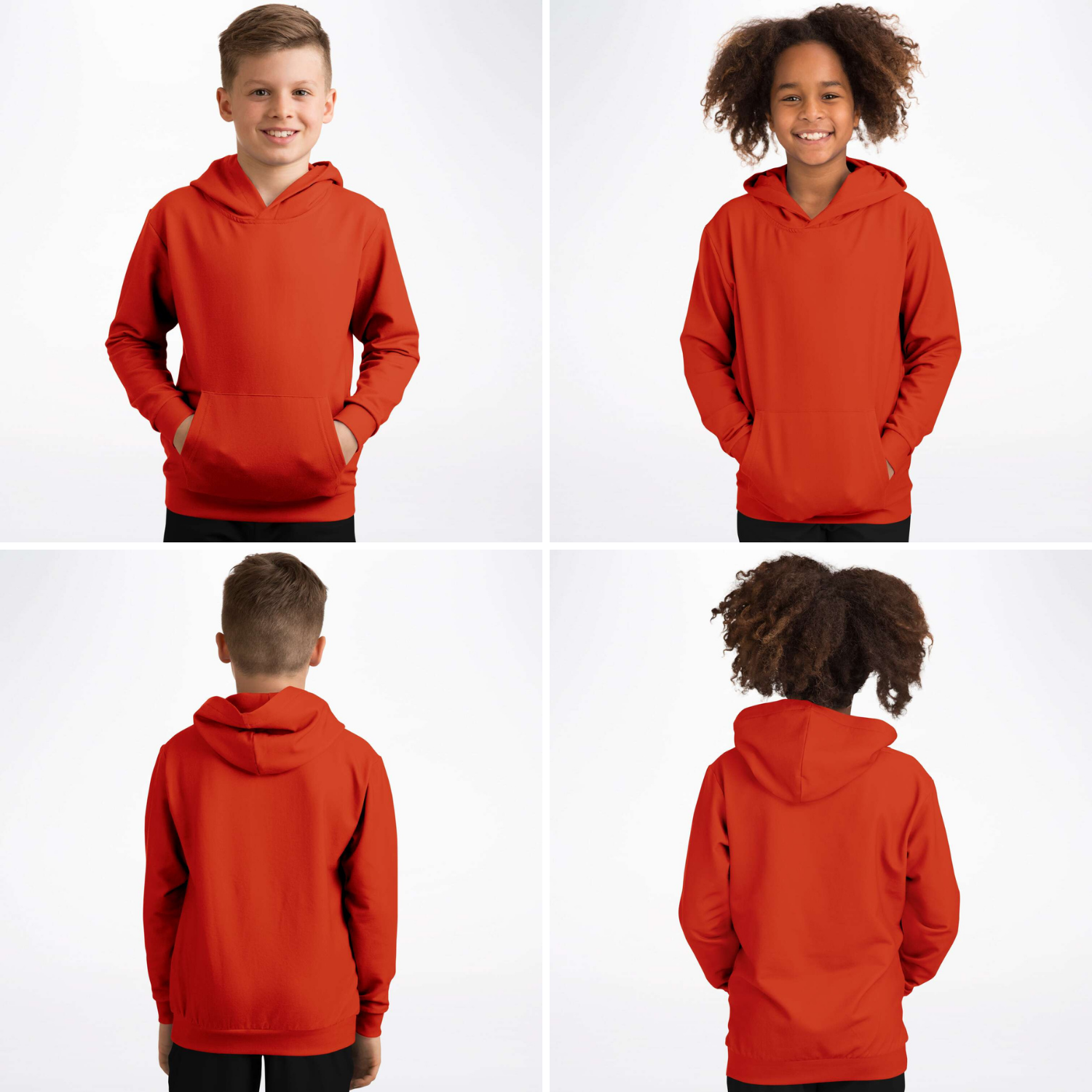 Matching Hoodies (Orange Brownie)