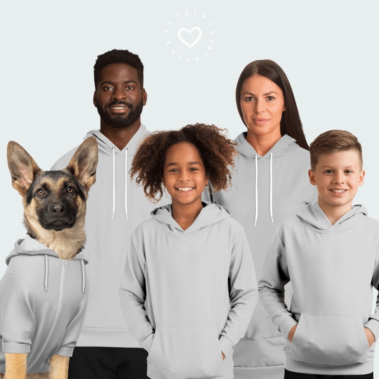 Matching Hoodies (Grey)