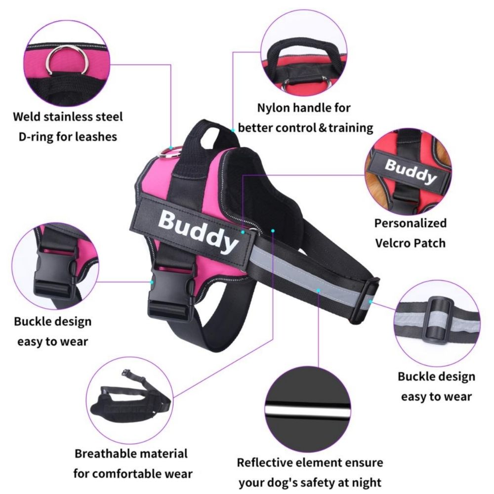 Arnés para perros de servicio personalizado