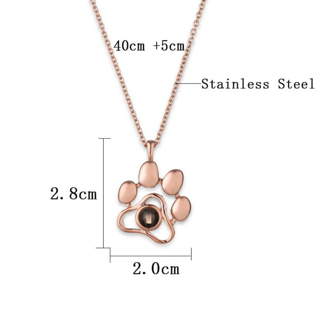 Personalised Paw Necklace
