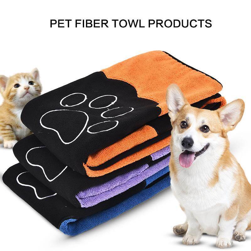 Absorbent Dog Towel Towels Happy Paws 