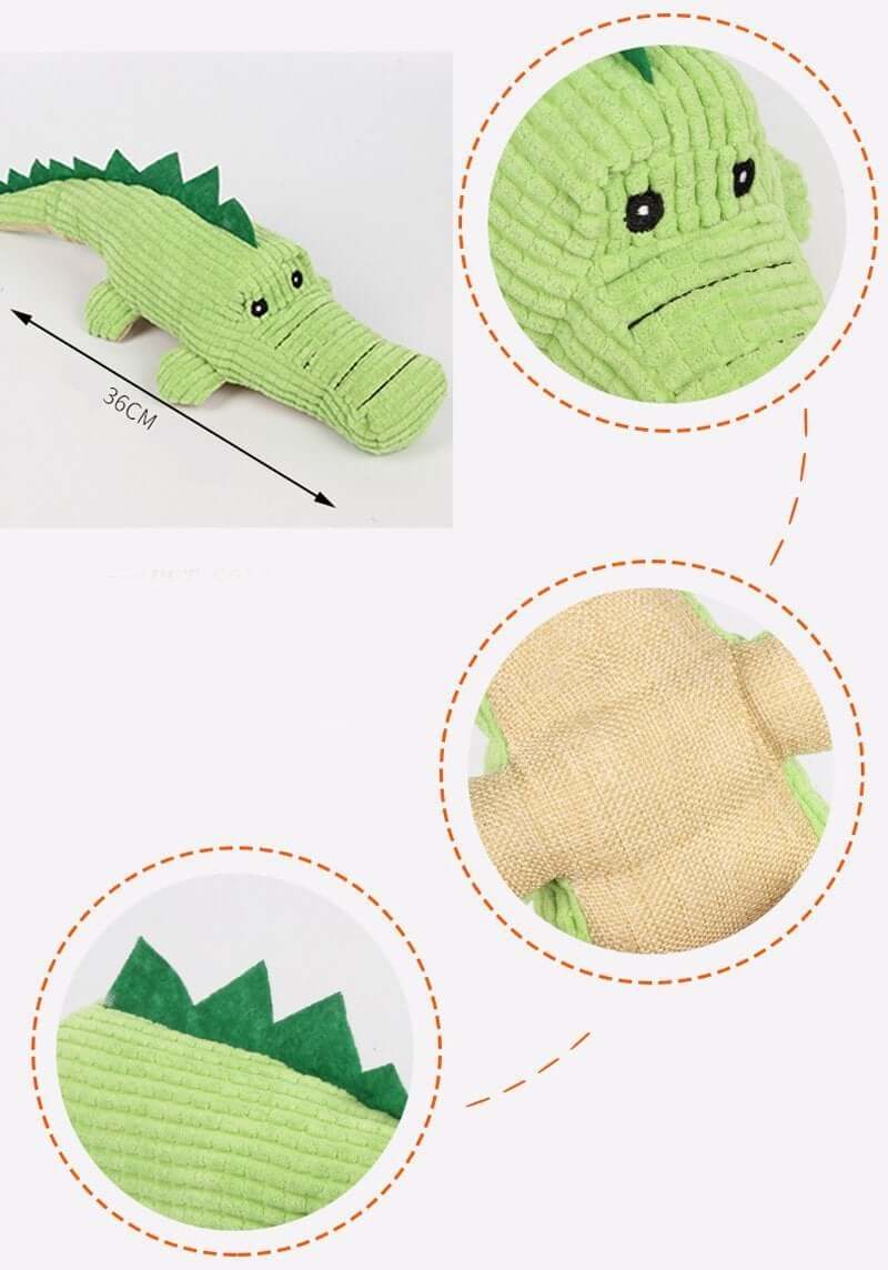 Ali The Plush Alligator Plush & Squeaky Toys Happy Paws 