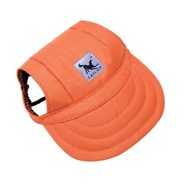 All Stars Peak Cap Dog Cap Happy Paws Orange Small 