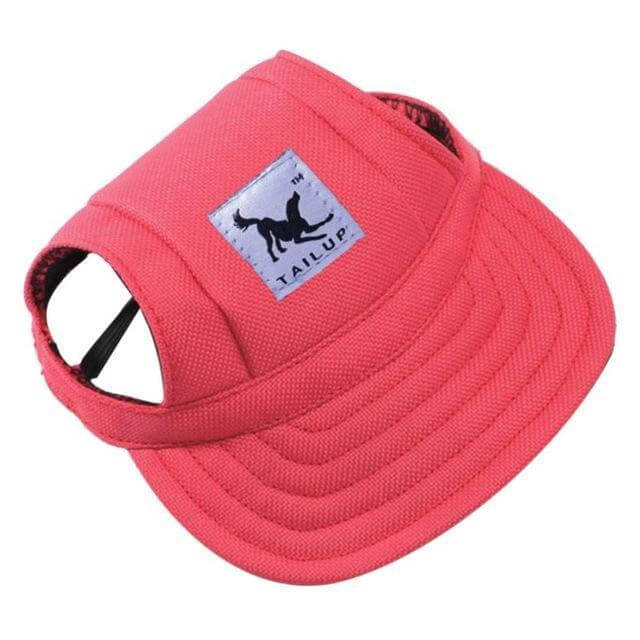 All Stars Peak Cap Dog Cap Happy Paws Red Small 