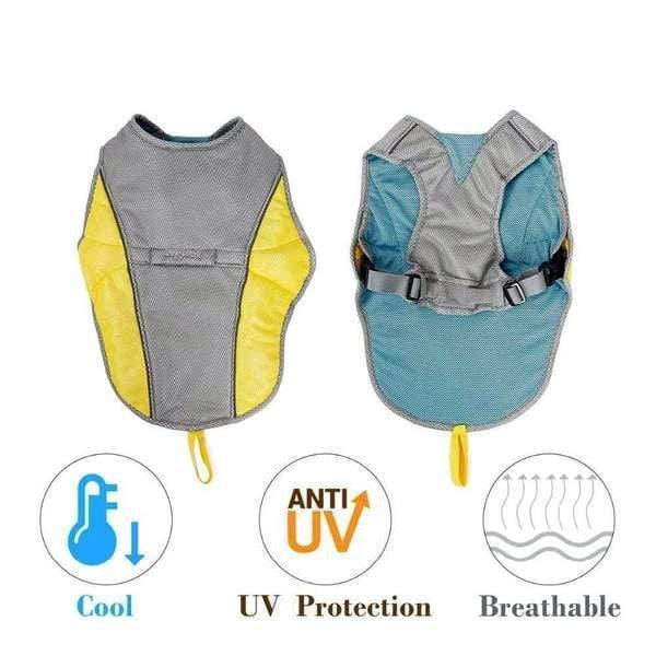 Aqua Dog Cooling Vest cooling dog harness Happy Paws Online 