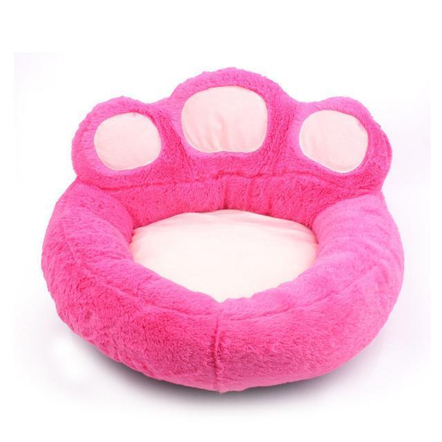 Bear Paw Bed Beds Happy Paws Pink Small 
