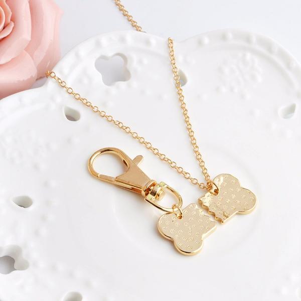 Best Friends Necklace & Key Chain Womens Dog Necklace Happy Paws 