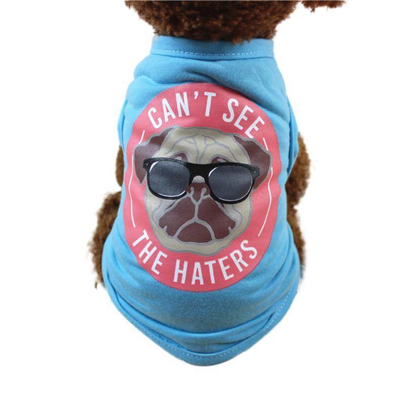 'Can't See The Haters' Dog Vest Happy Paws 