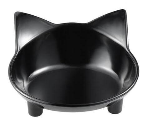 Cape Ears Stylish Dog Bowl Feeding bowl Happy Paws Black 