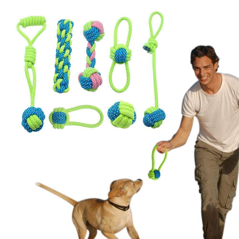 Chew Rope Toy Collection Rope Toys Happy Paws 