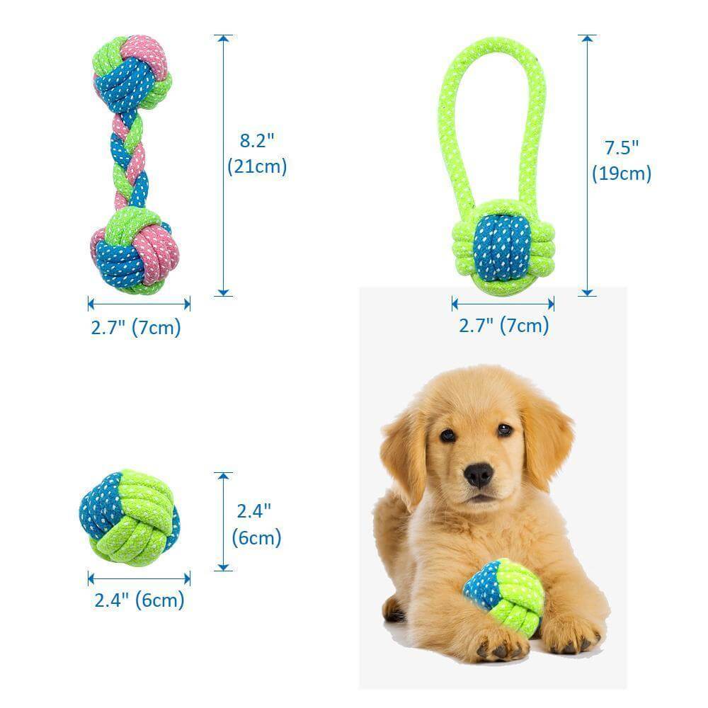 Chew Rope Toy Collection Rope Toys Happy Paws 