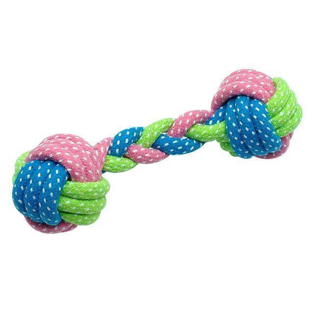 Chew Rope Toy Collection Rope Toys Happy Paws Barbell Rope 