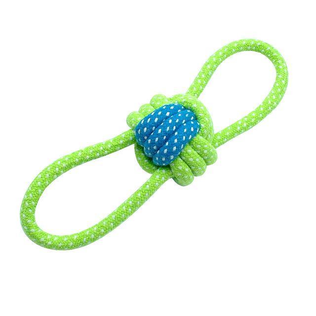 Chew Rope Toy Collection Rope Toys Happy Paws Two Loop & Ball 