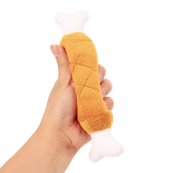Chicken Bone Plush Toy Plush & Squeaky Toys Happy Paws 