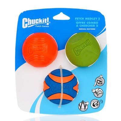 Chuckit! Ultra Chew Balls Balls Happy Paws 3 x Small Balls 