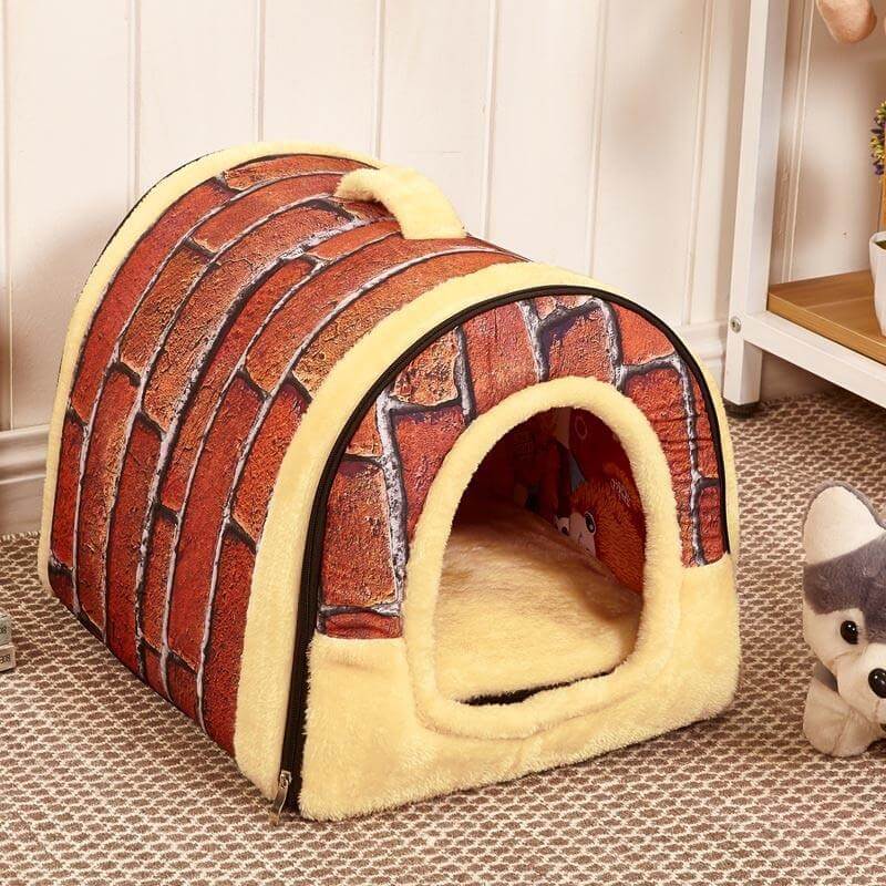Comfort Kennel Bed Beds Happy Paws Bricks Small 