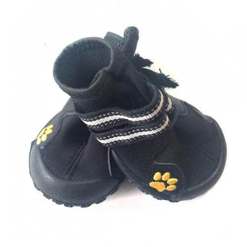 Comfy Sports Sneakers Dog Boots Happy Paws Black 4 