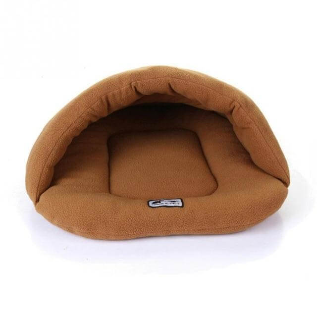 Cuddle Cave Bed Beds Happy Paws Brown Large 