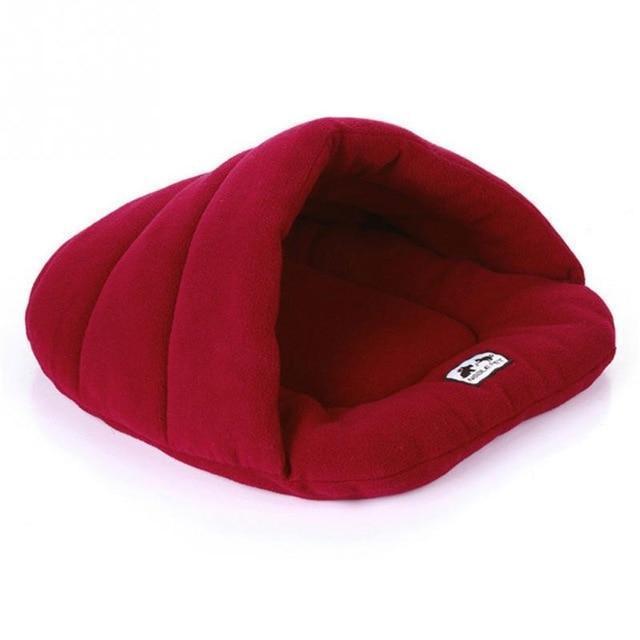 Cuddle Cave Bed Beds Happy Paws Red Large 