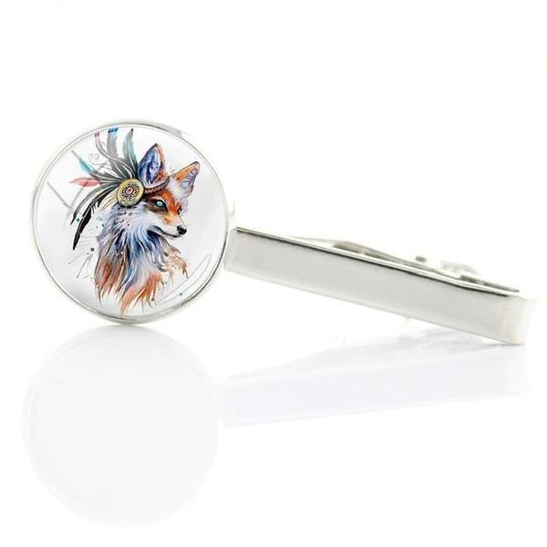 Dog Art Tie Clips Mens Tie Clips Happy Paws 11 