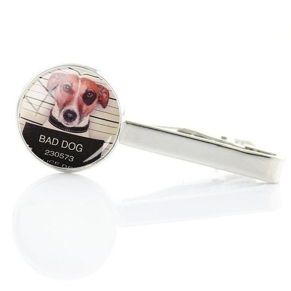 Dog Art Tie Clips Mens Tie Clips Happy Paws 6 