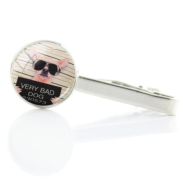 Dog Art Tie Clips Mens Tie Clips Happy Paws 8 