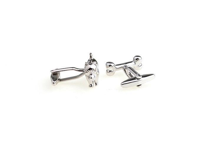 Dog & Bone Cuff-links Mens Dog Cufflinks Happy Paws 