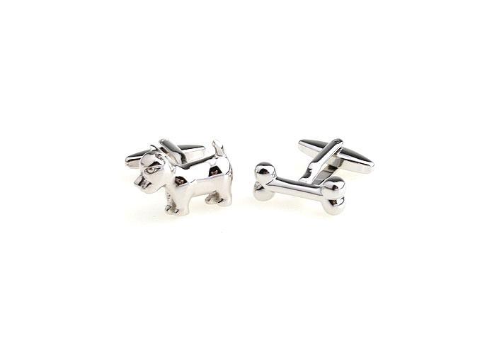 Dog & Bone Cuff-links Mens Dog Cufflinks Happy Paws 