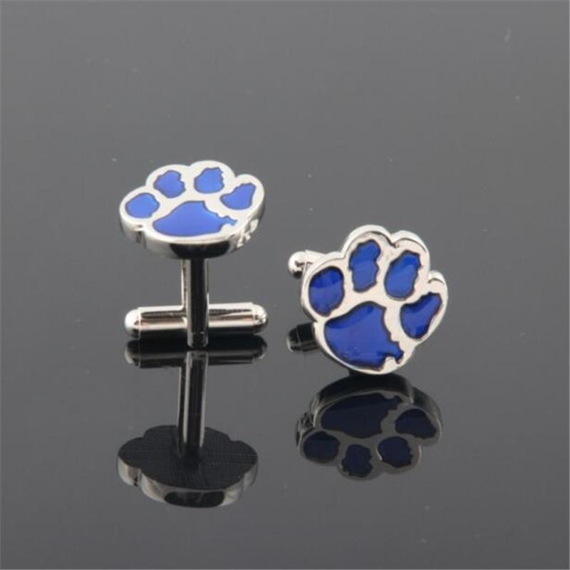 Dog Paw Cuff-links Mens Dog Cufflinks Happy Paws 