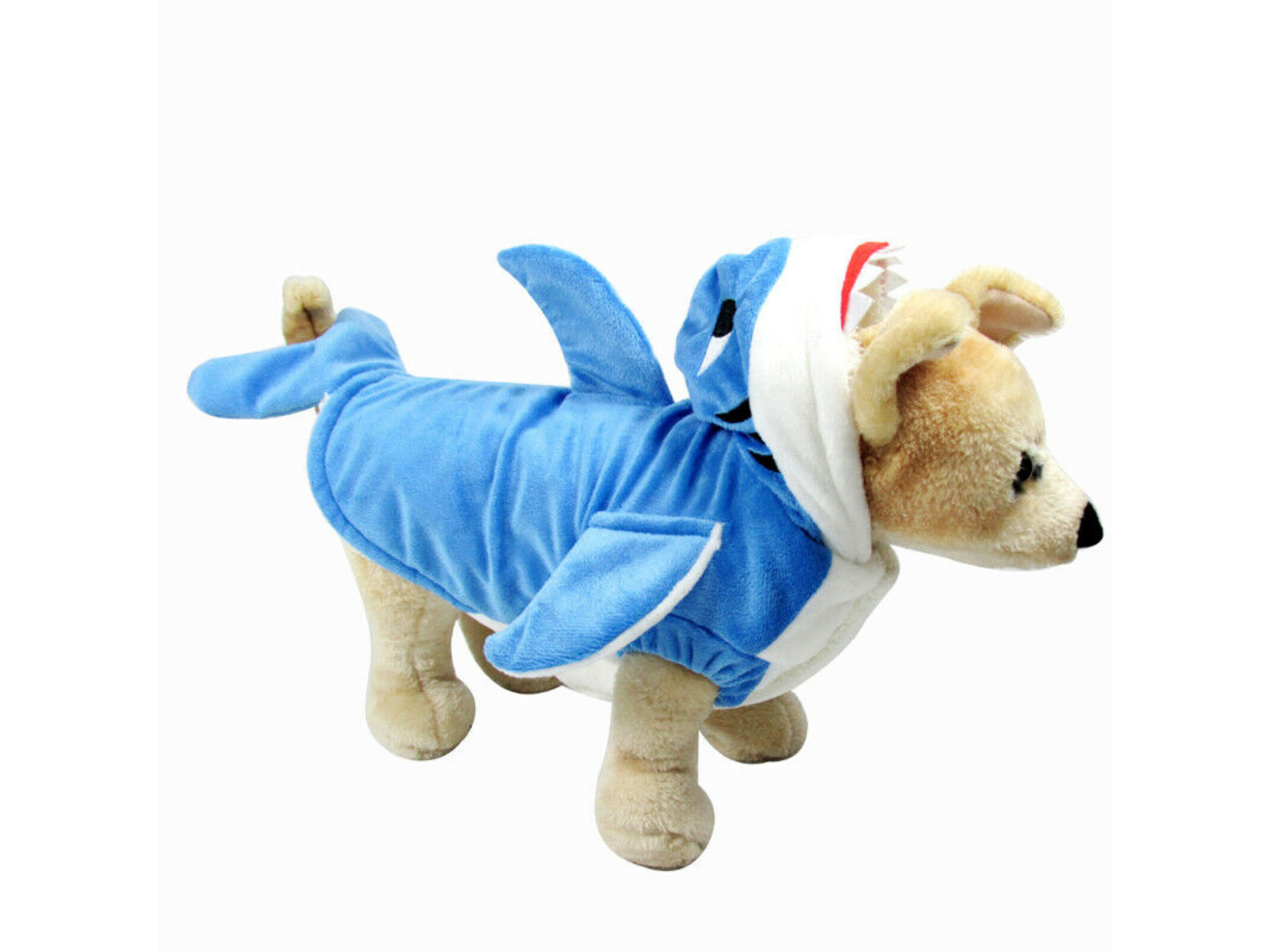Large dog shark costume online