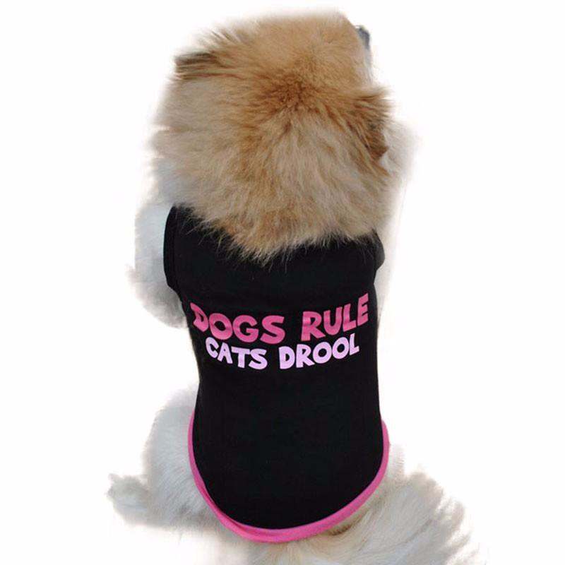 'Dogs Rule, Cats Drool' Dog Vest Happy Paws 